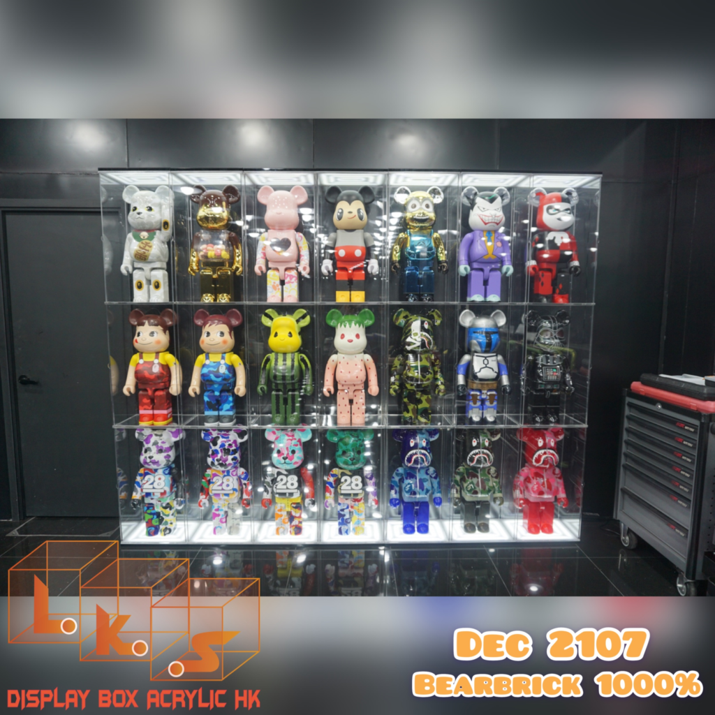 BE@RBRICK 1000% Acrylic Display Cabinet Customization Case | LKS Display Box